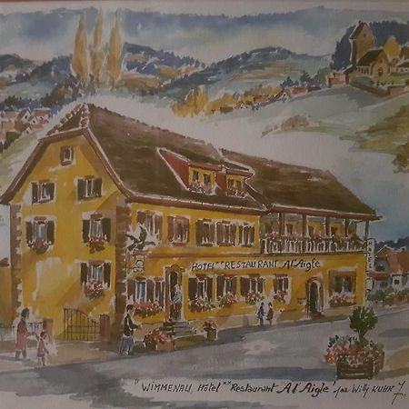 Hotel Restaurant A L'Aigle Wimmenau Exterior foto